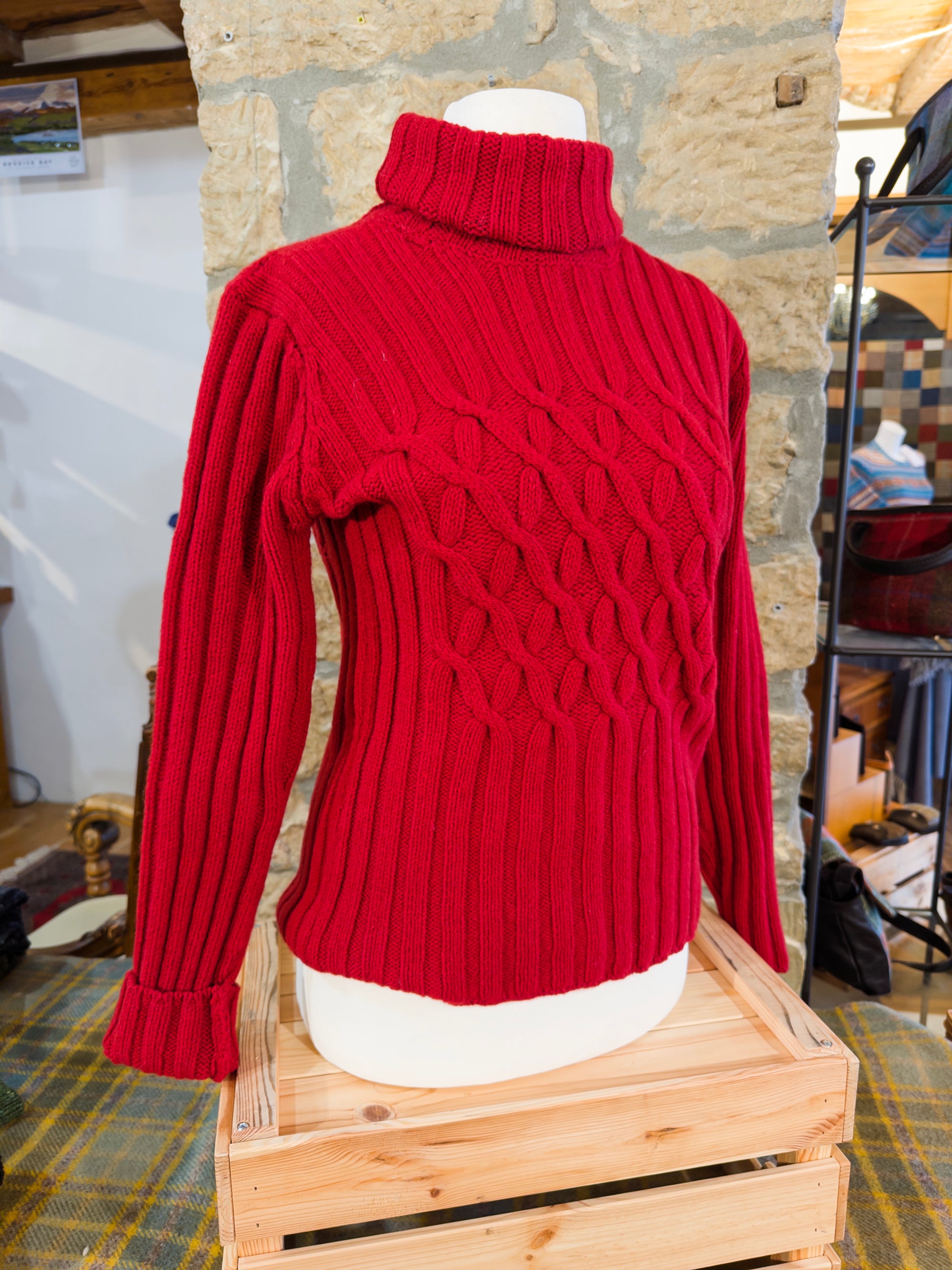Fisherman Pullover FSG11A Ladies Sweater