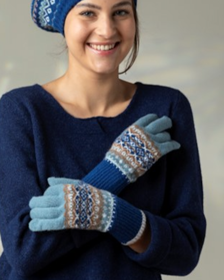 handschuhe fair Eribé Alloa Gloves Fair Isle – The Scottish Castle