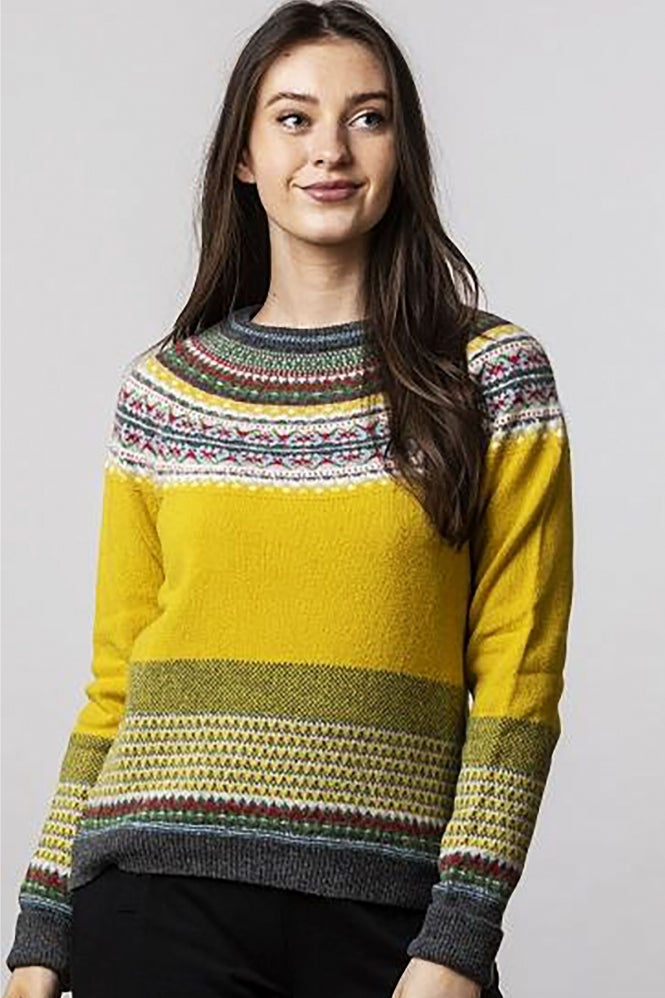 Eribé Women's Pullover Alpine Sweater Piccalilli Fair Isle Damenpullover P3974 2023
