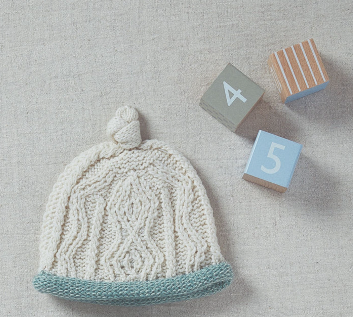 AWM B487 Baby Beanie Supersoft Merino Wool Cableknit Winterhat