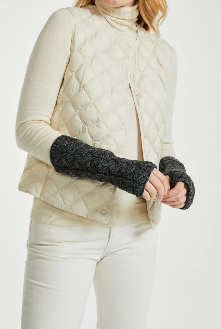 AWM B546 Long Fingerless Mitts or Arm Warmers