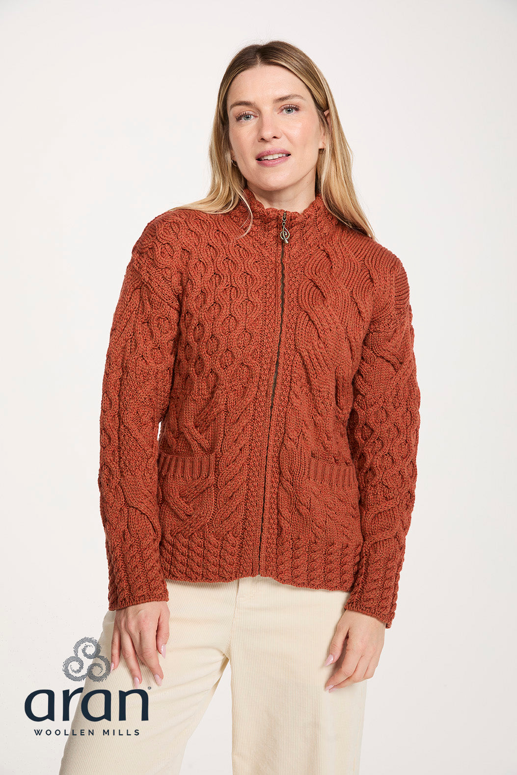 AWM C999 Ladies Zipper Jacket Copper