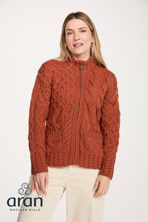 AWM C999 Ladies Zipper Jacket Copper