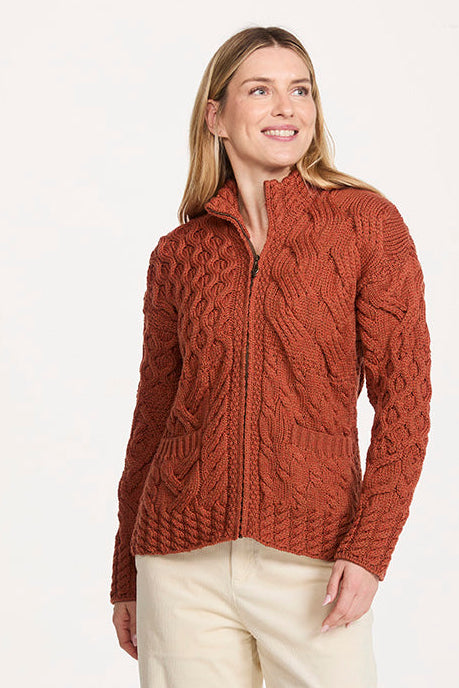 AWM C999 Ladies Zipper Jacket Copper