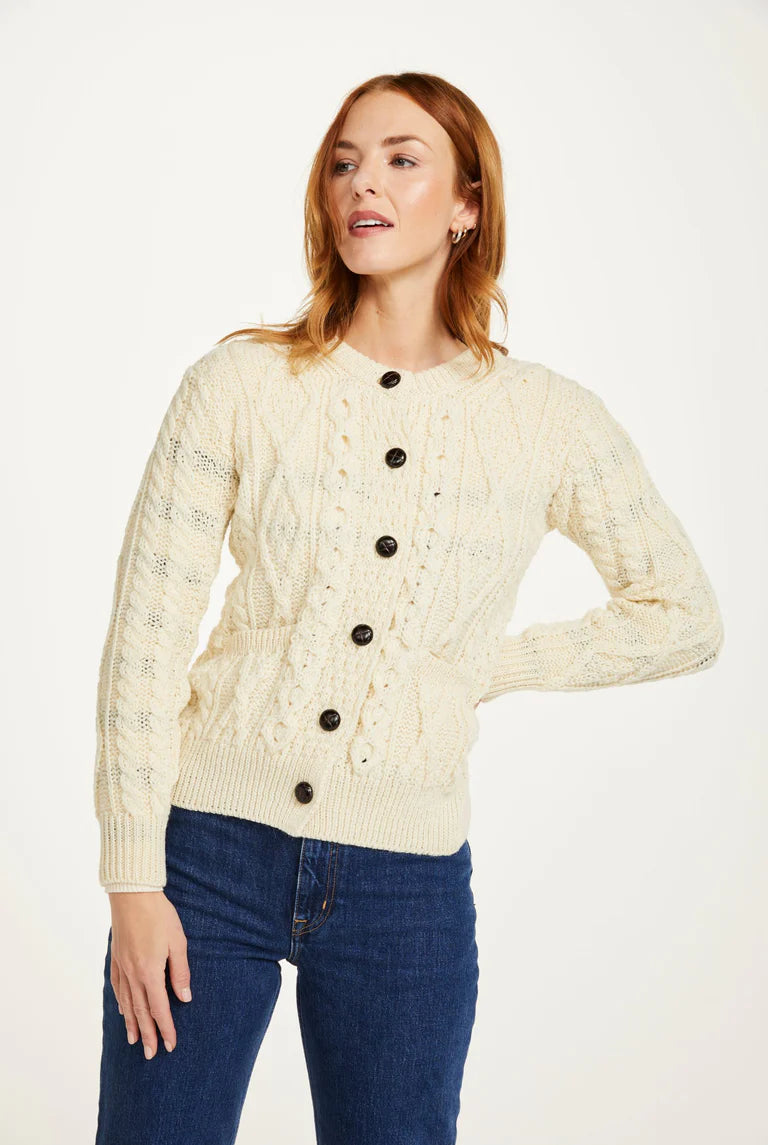 AWM Women's Cardigan - B339 Damenstrickjacke mit Knöpfe