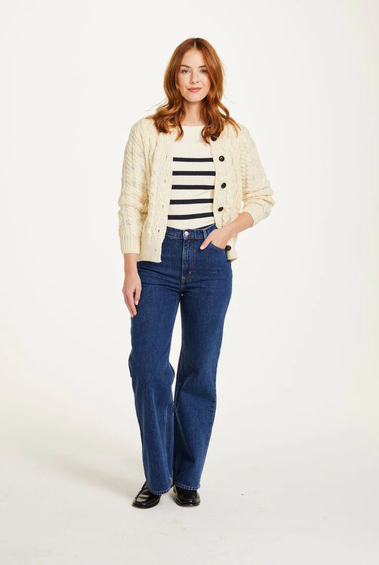 AWM Women's Cardigan - B339 Damenstrickjacke mit Knöpfe