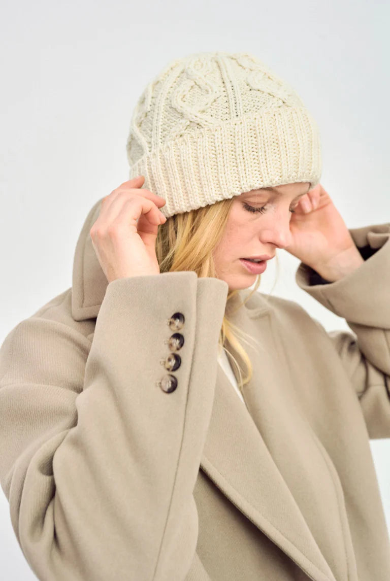 AWM B413 Diamond Beanie Supersoft Cableknit Winterhat