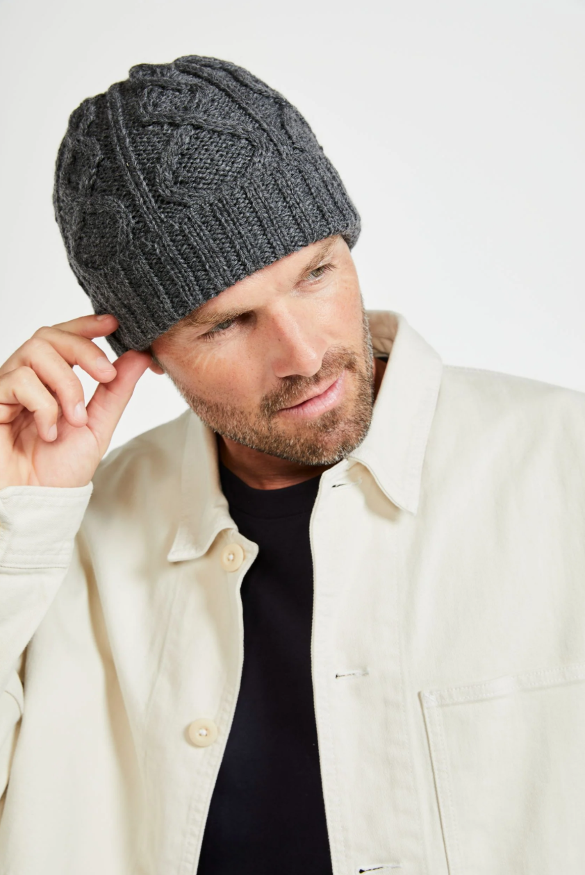 AWM B413 Diamond Beanie Supersoft Cableknit Winterhat