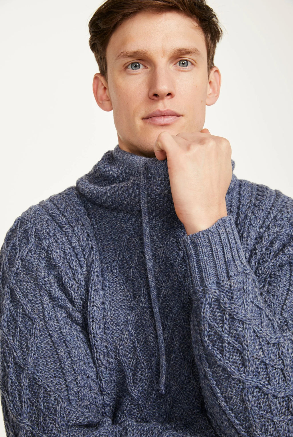 AWM Sweater with Drawcords Denim Marl B558 2024