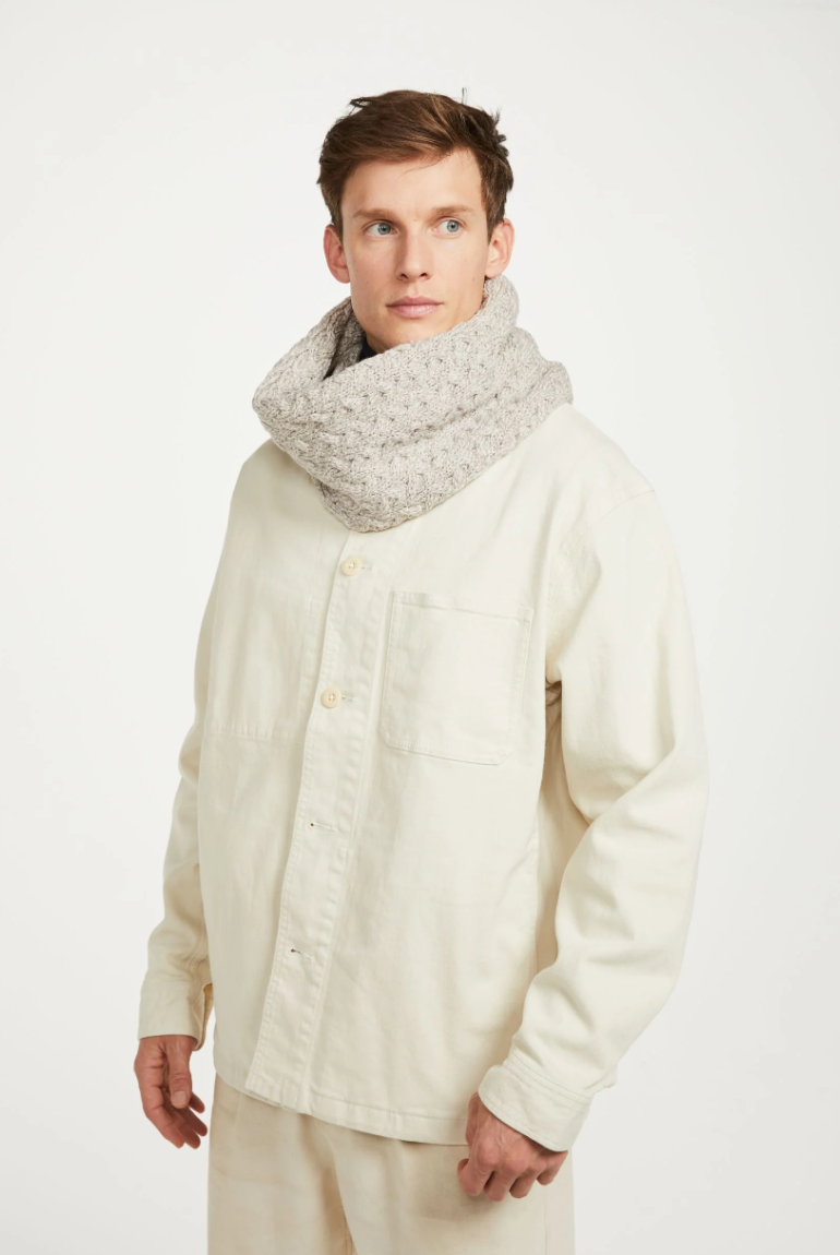 AWM B859 Infinity Cable Scarf Supersoft Merino Wool Snood