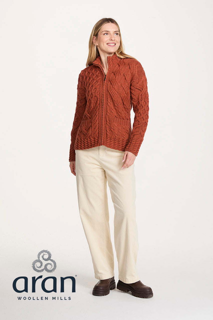 AWM C999 Ladies Zipper Jacket Copper