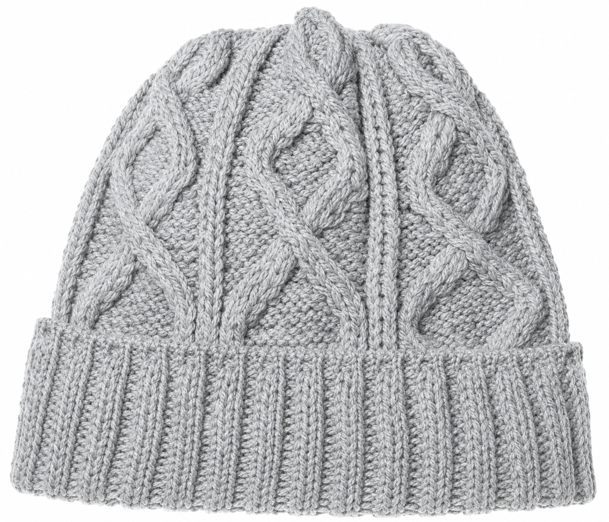 AWM B413 Diamond Beanie Supersoft Cableknit Winterhat