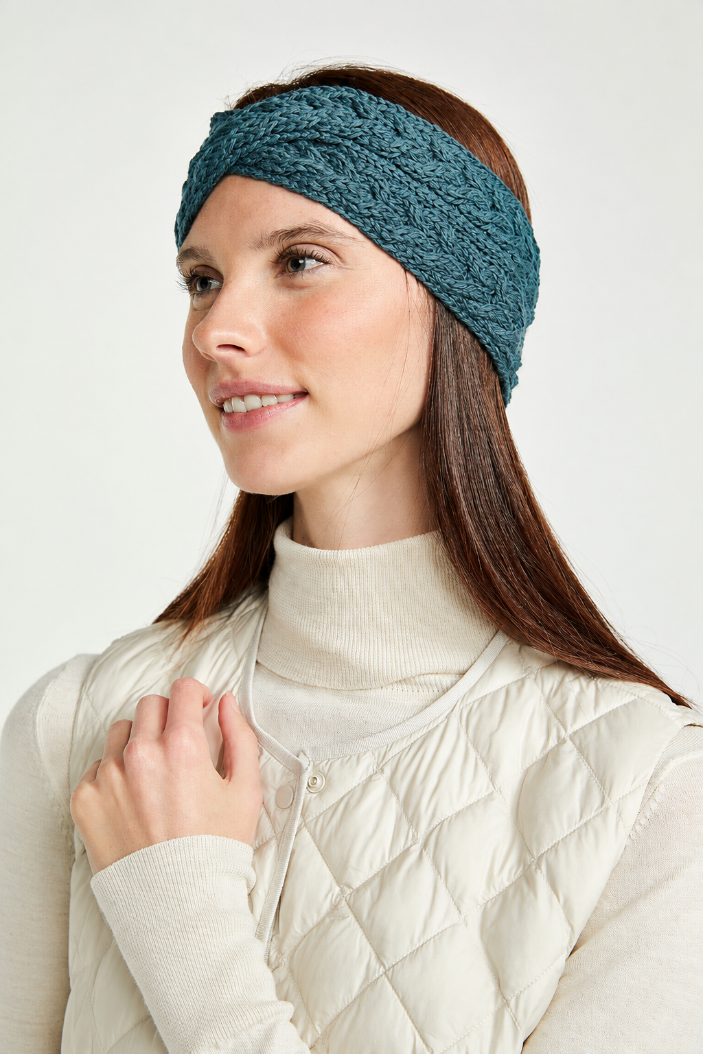 AWM B538 Aran Cable Knit Headband