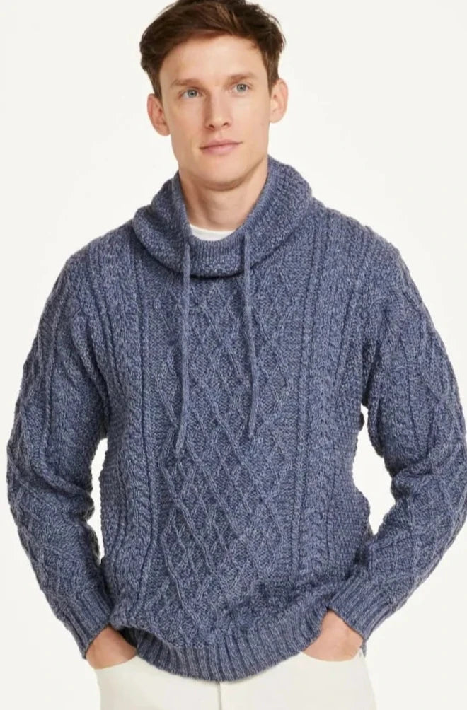 AWM Sweater with Drawcords Denim Marl B558 2024