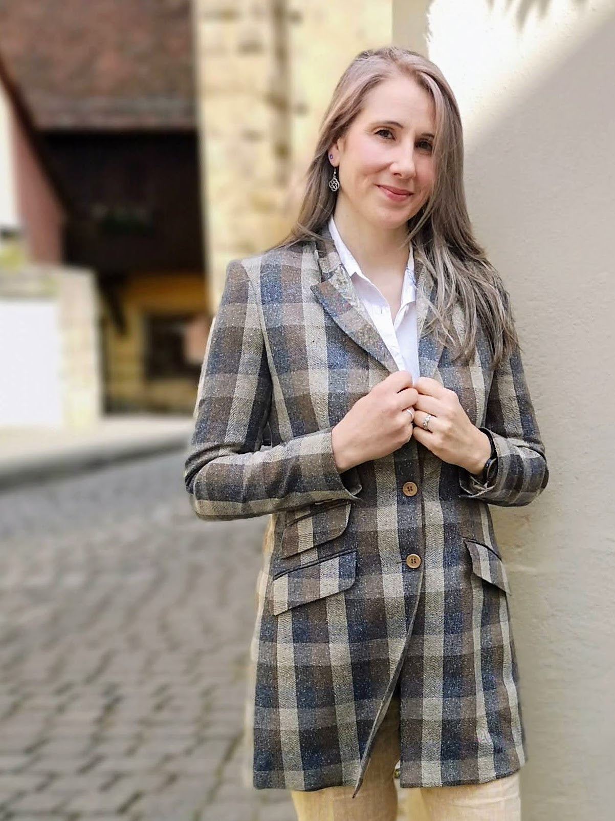 British House Women's Jacket Caro Silk & Cotton Blend