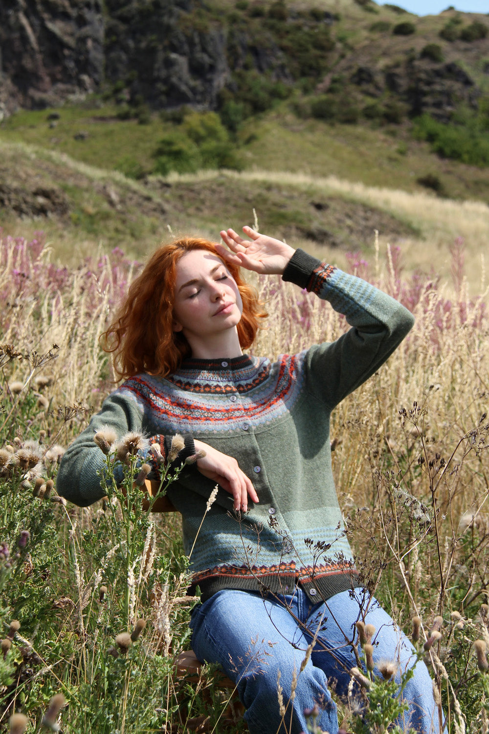 Eribé Alpine Cardigan Braemar Fairisle C3735