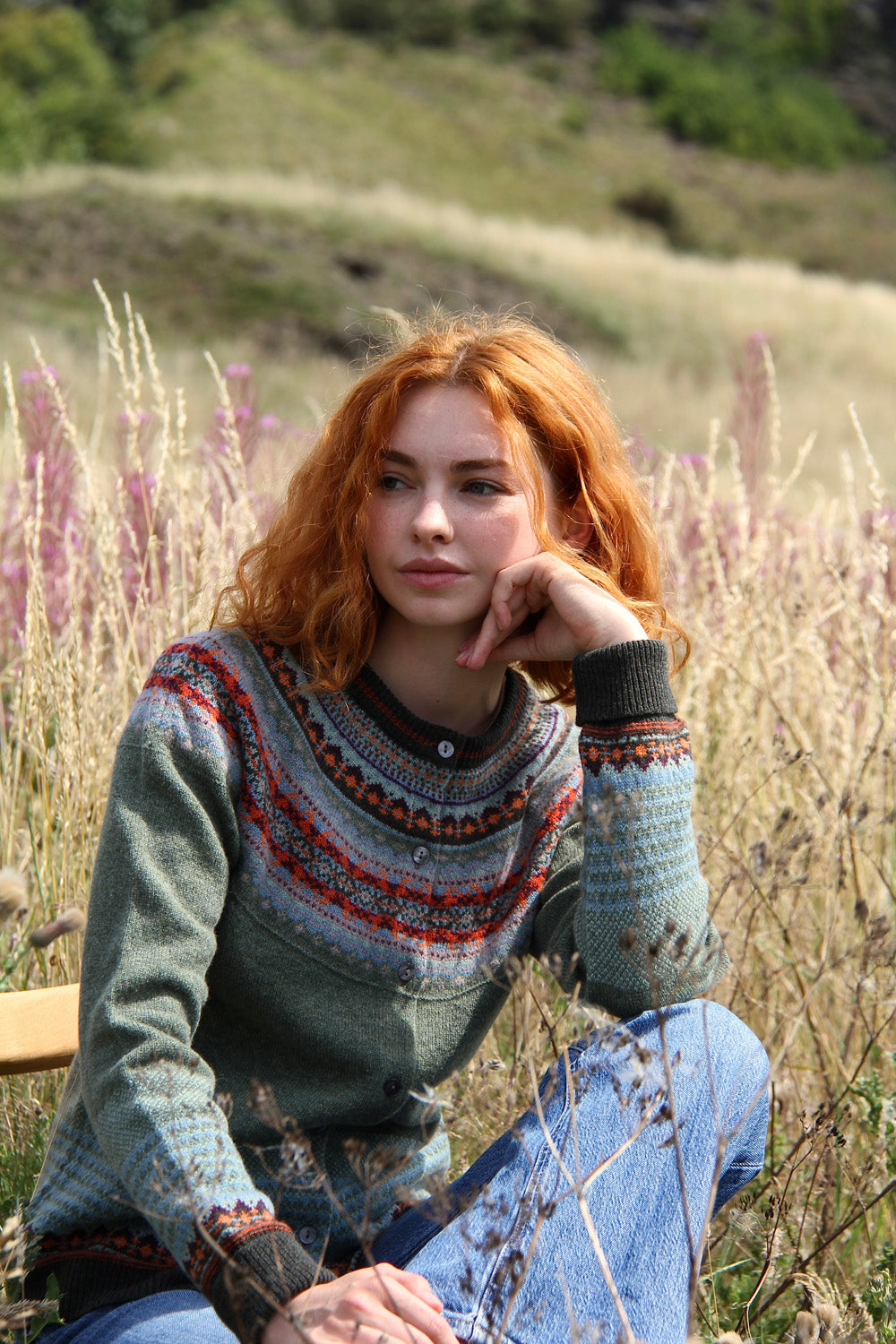 Eribé Alpine Cardigan Braemar Fairisle C3735