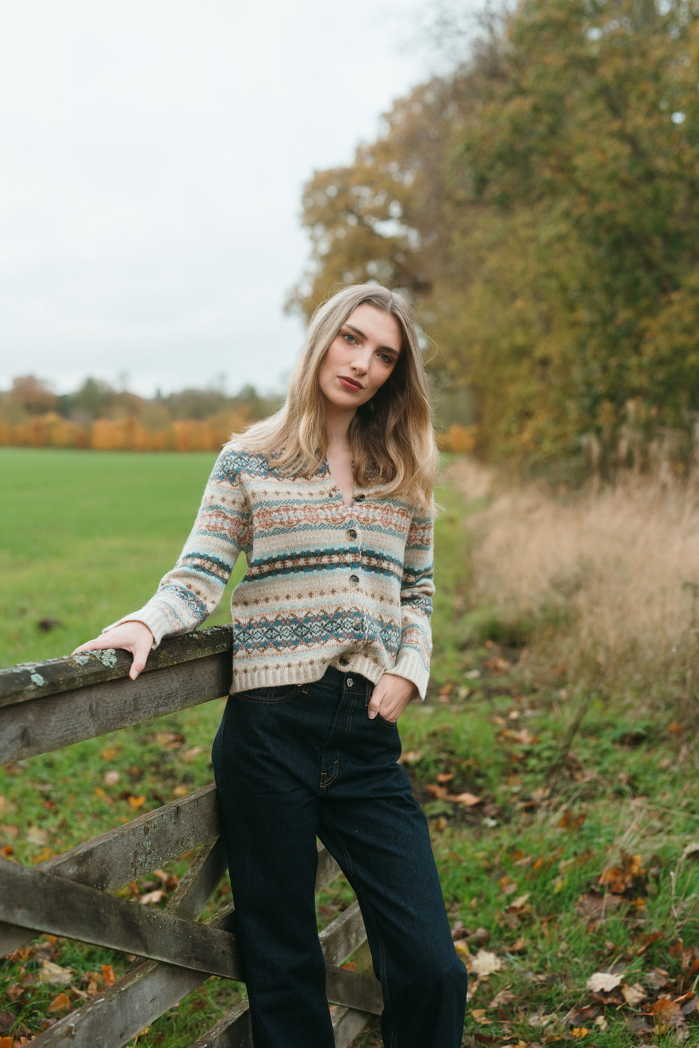 Eribé Westray Cardigan Roslyn Fairisle