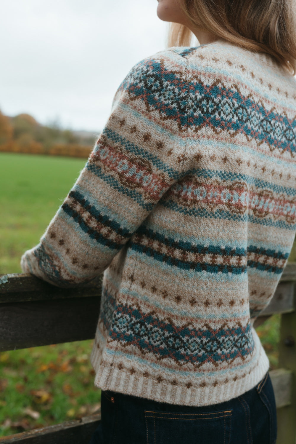 Eribé Westray Cardigan Roslyn Fairisle