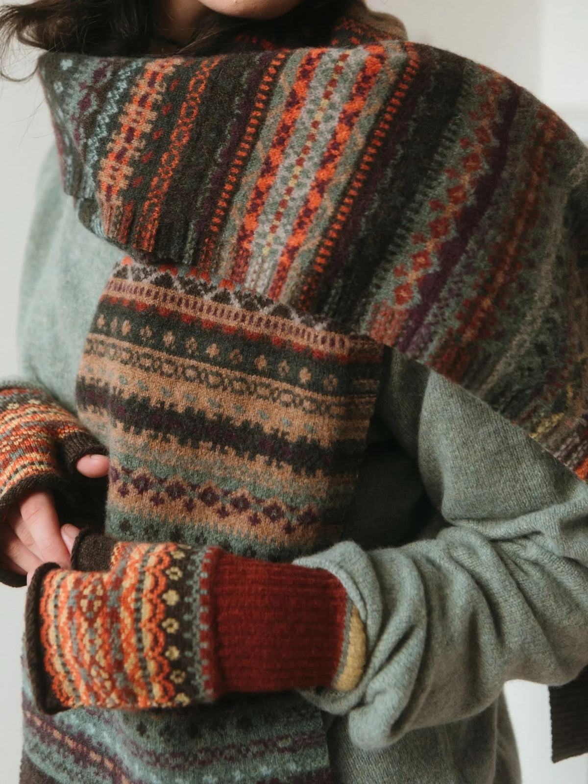 Eribe Fairisle Scarf S4422