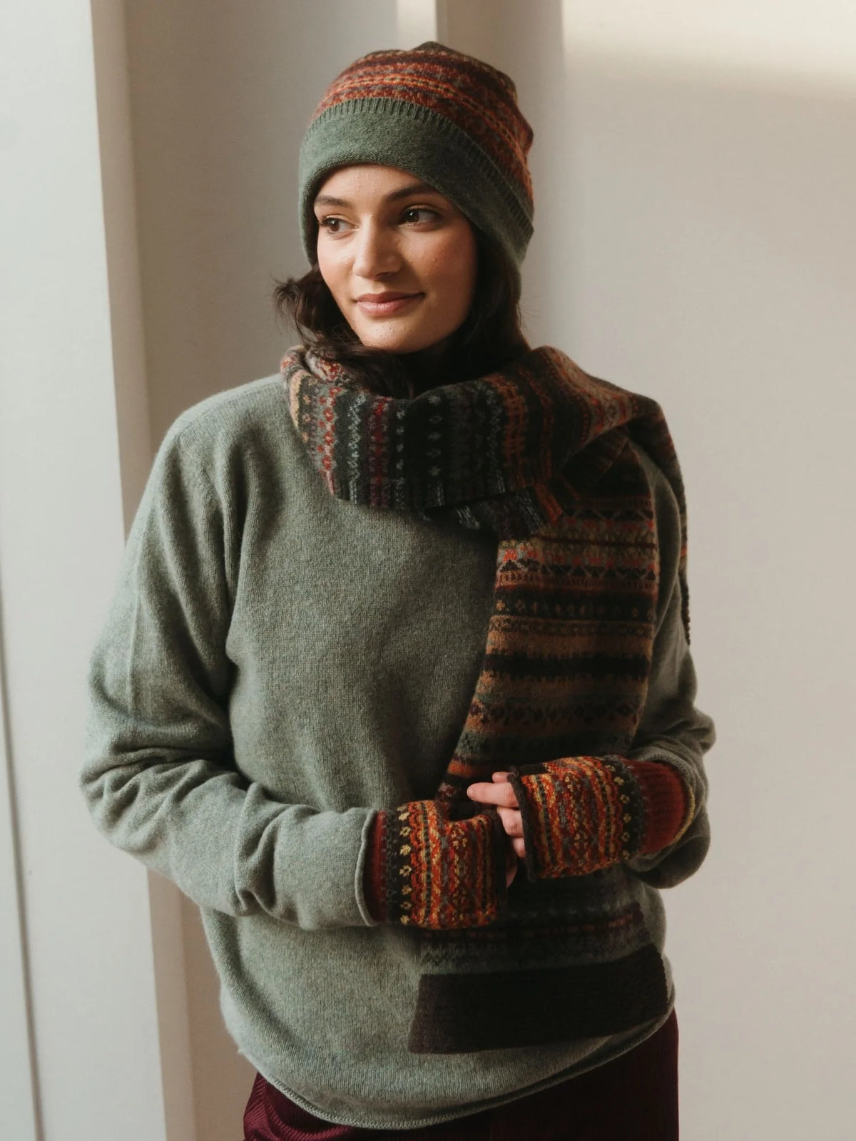 Eribe Fairisle Scarf S4422