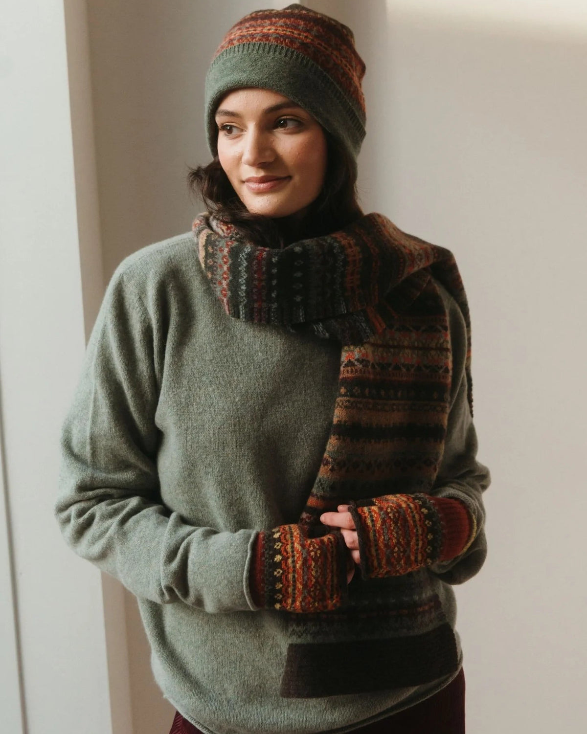 Eribe Fairisle Scarf S4422