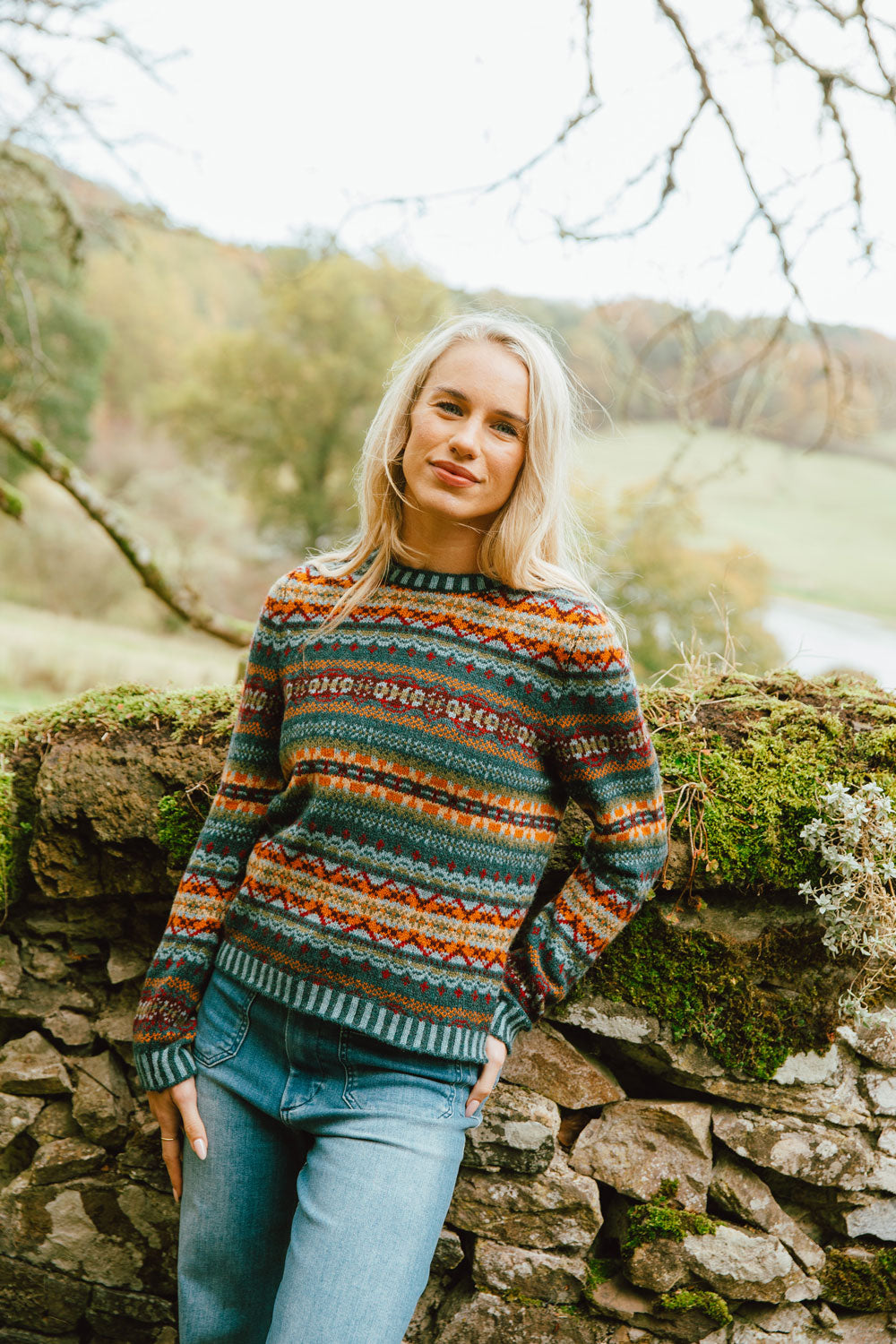 Eribé Kinross Sweater Prelude Fairisle P4218-PL
