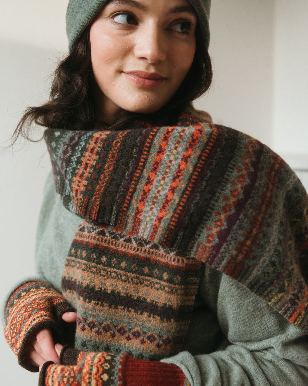 Eribe Fairisle Scarf S4422