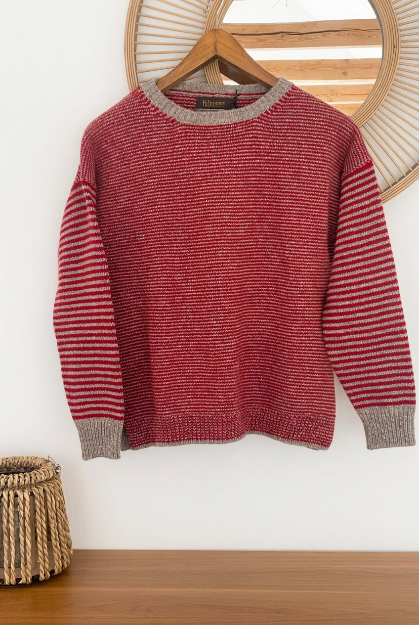 Fisherman SN200A Ladies Striped Sweater