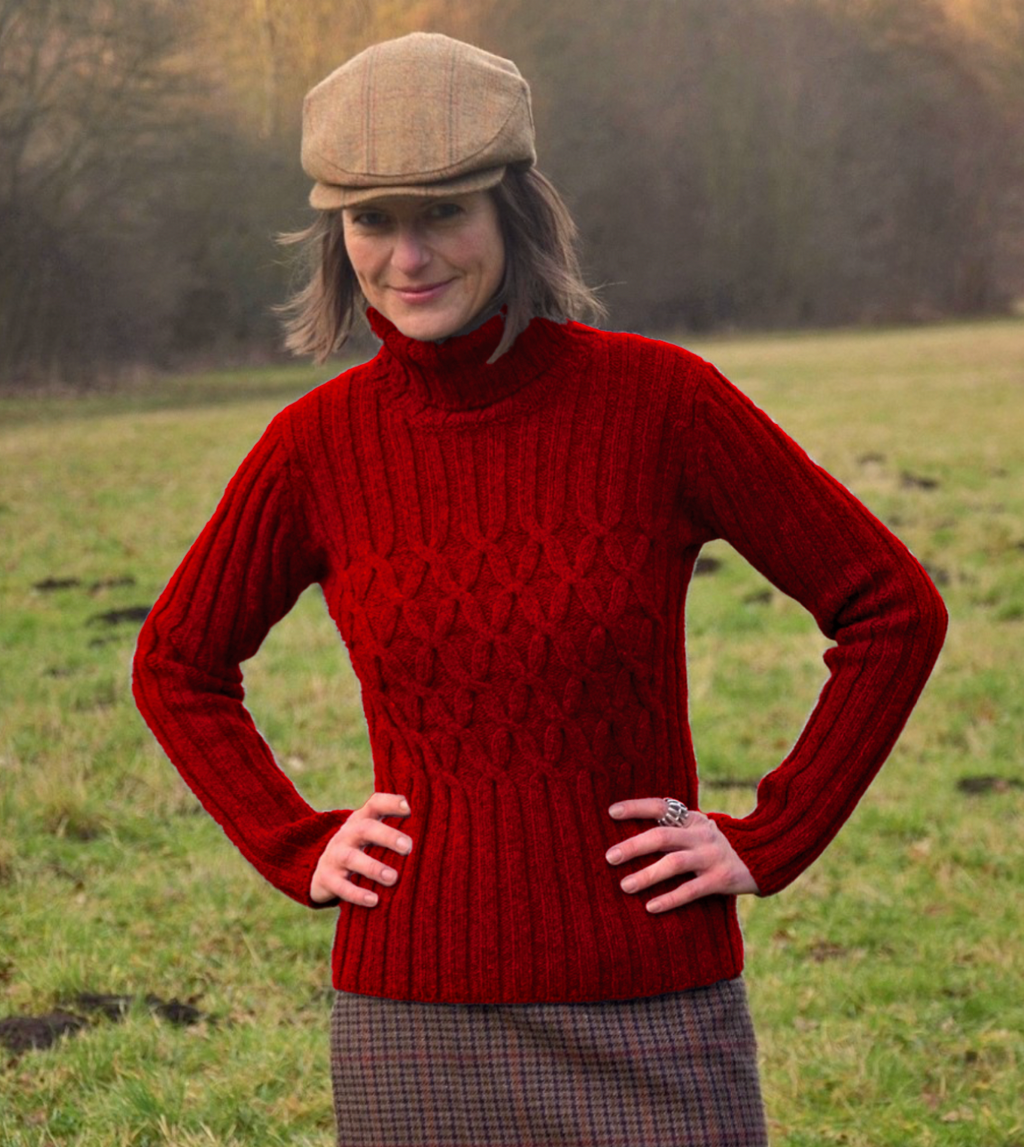 Fisherman Pullover FSG11A Ladies Sweater