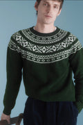 Harley M5319 Harris/Cameo Men's Fair Isle Sweater