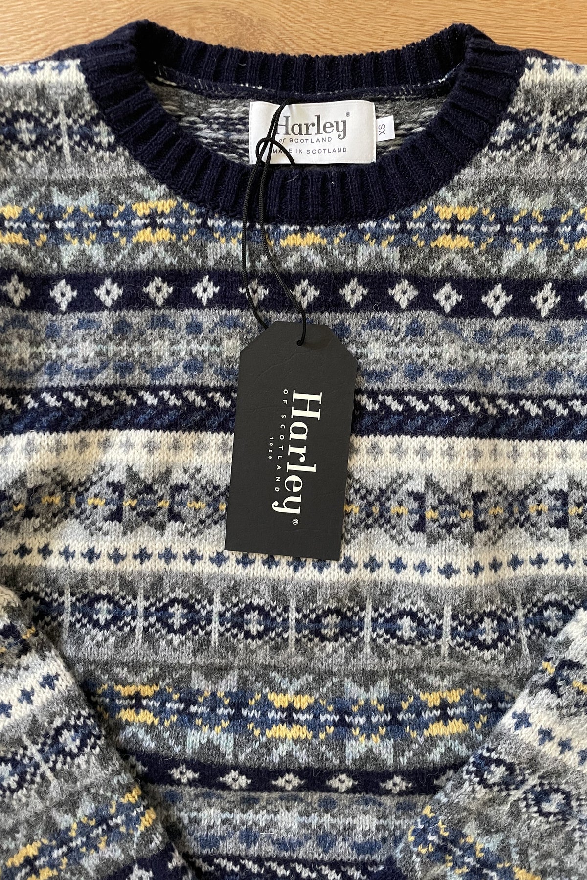 Harley M3574 Men's All Over Fair Isle Pullover