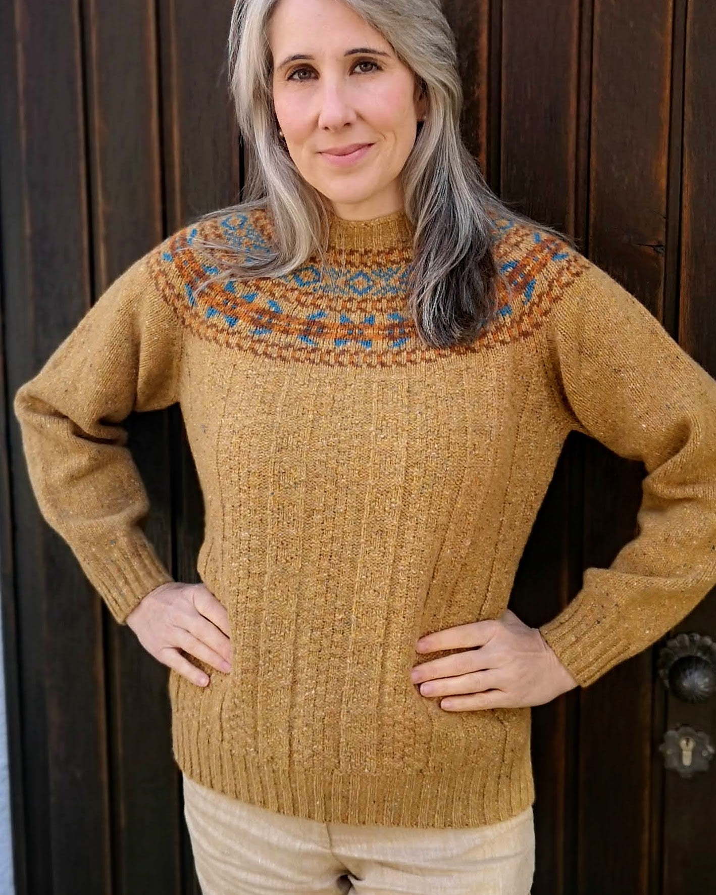 Harley Women's Pullover Barra Fair Isle & Zopfmuster Damenpullover 2023