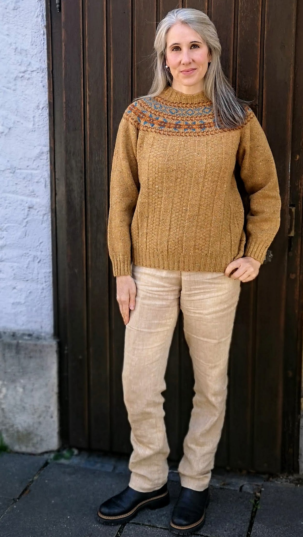 Harley Women's Pullover Barra Fair Isle & Zopfmuster Damenpullover 2023