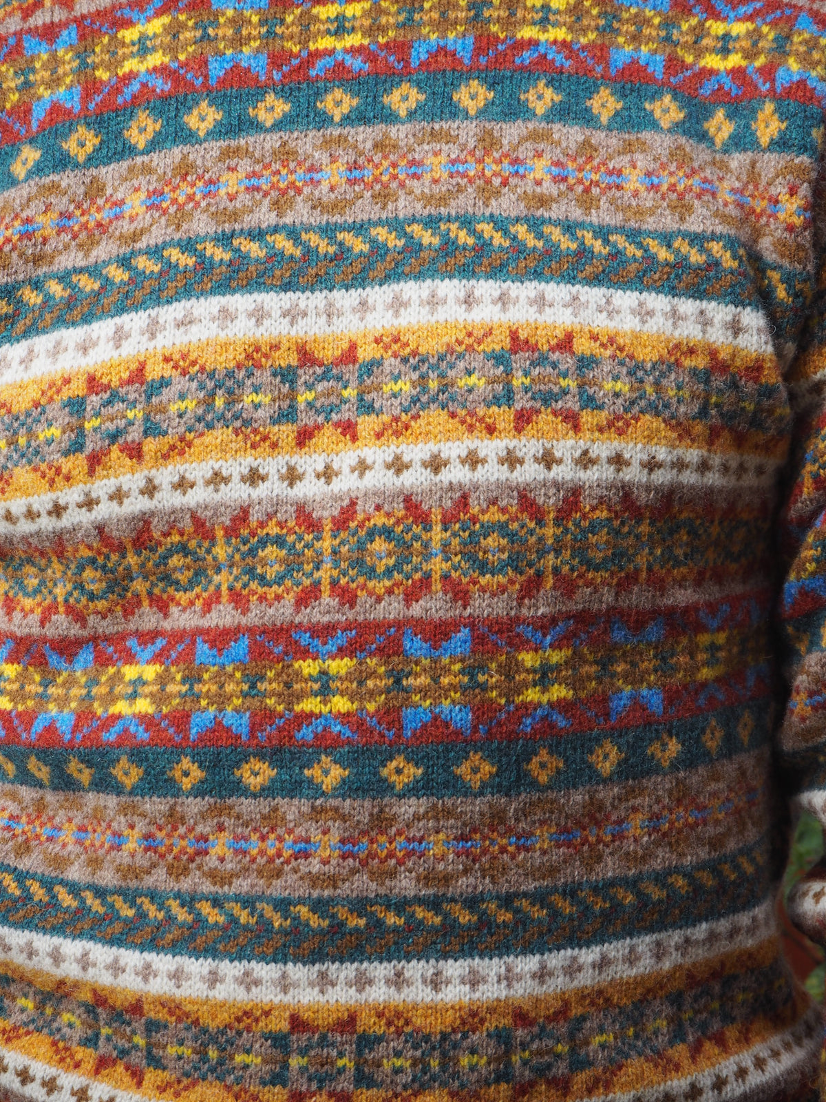 Harley M3574 Men's All Over Fair Isle Pullover