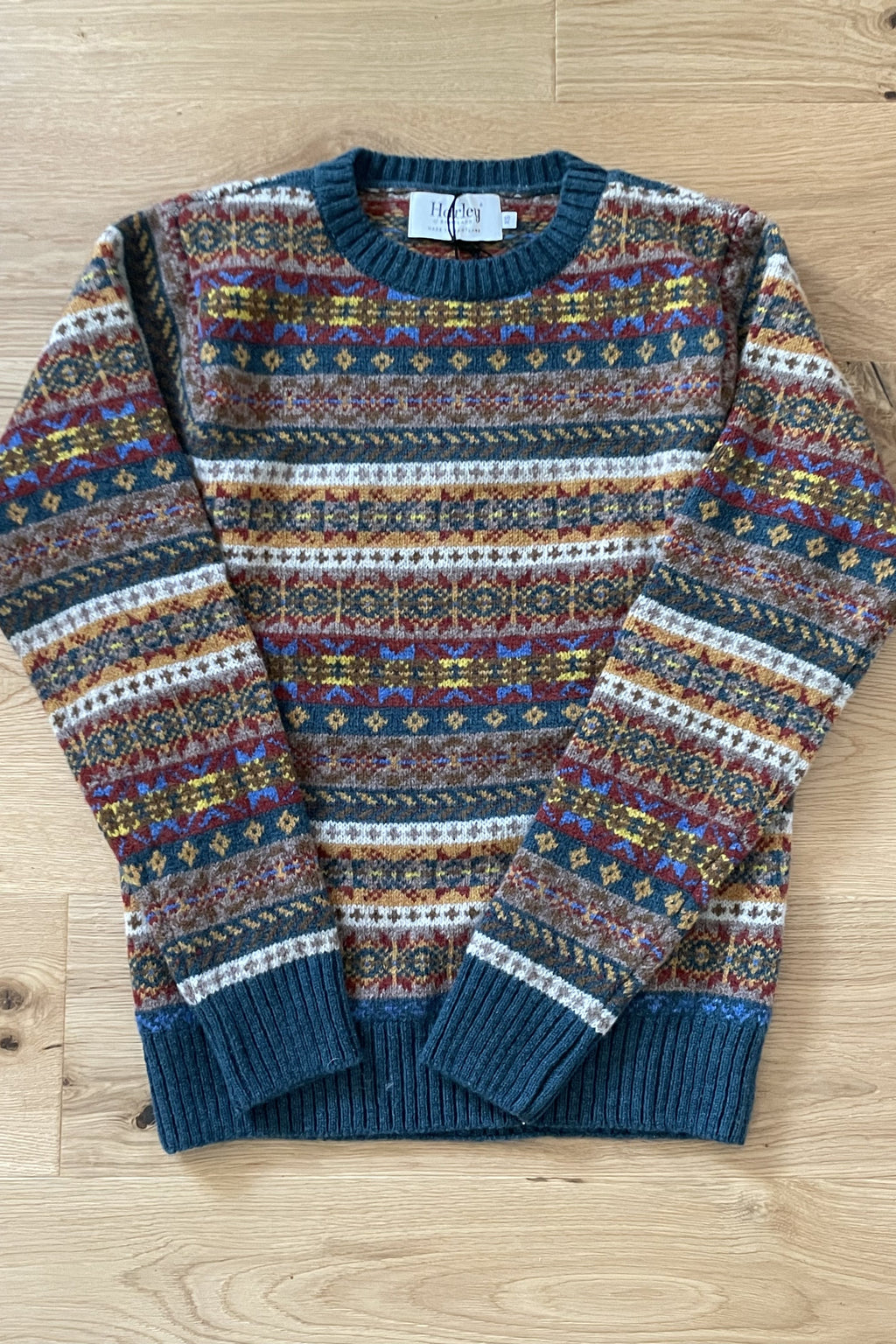 Harley M3574 Men's All Over Fair Isle Pullover