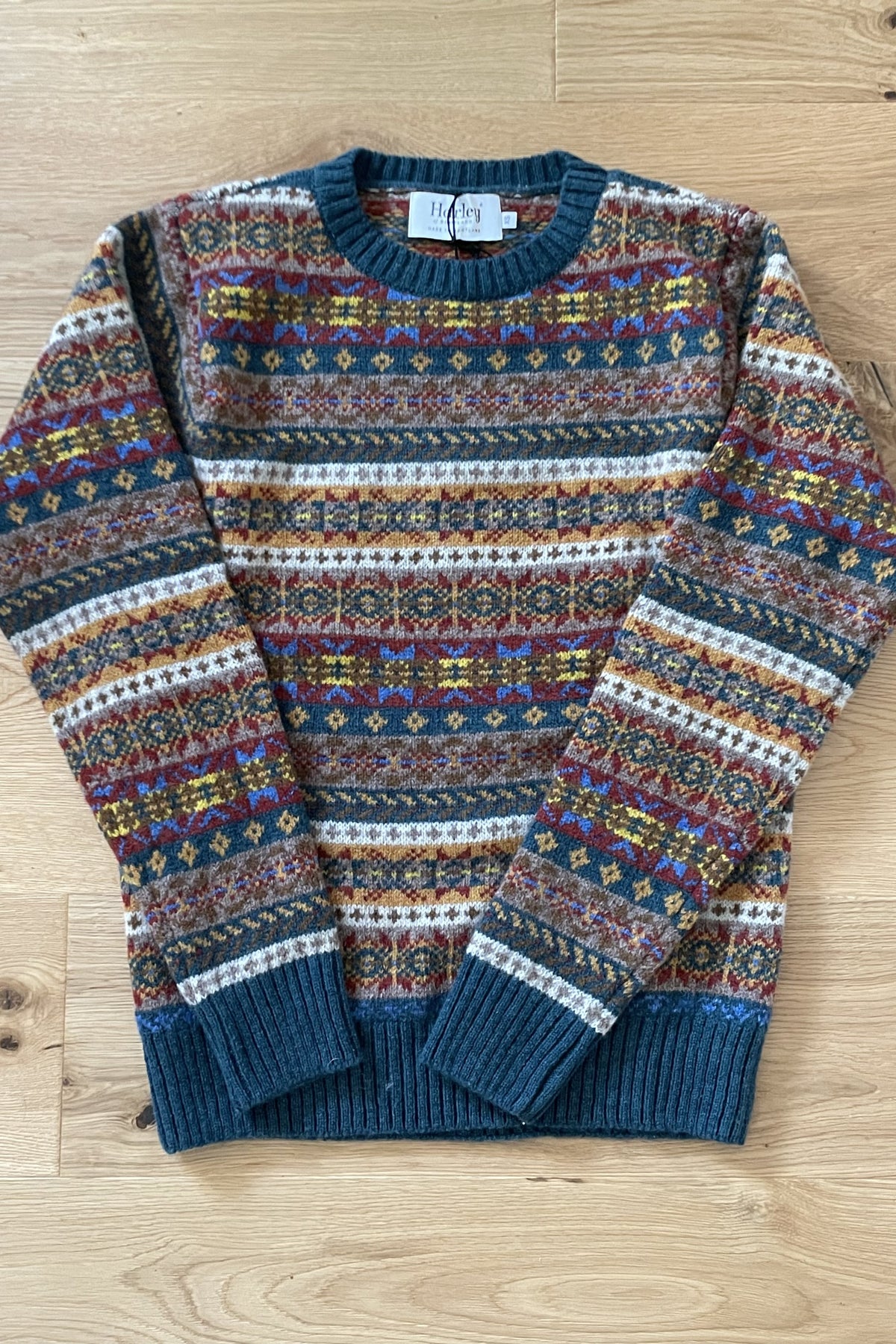 Harley M3574 Men's All Over Fair Isle Pullover