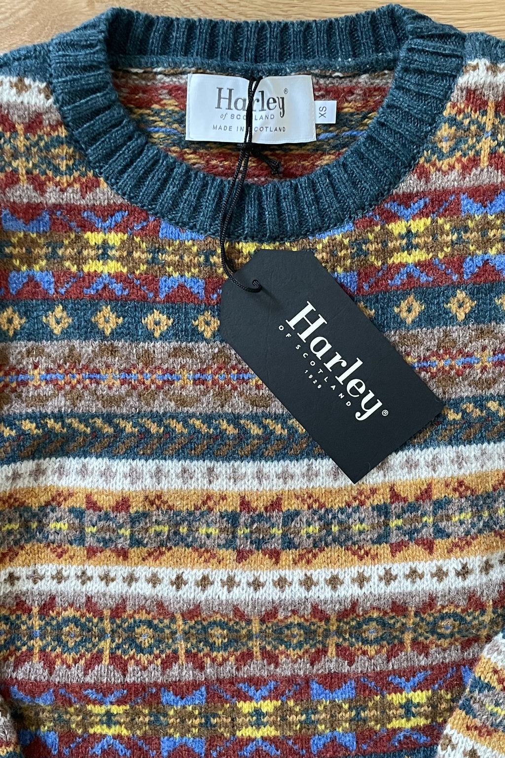 Harley M3574 Men's All Over Fair Isle Pullover