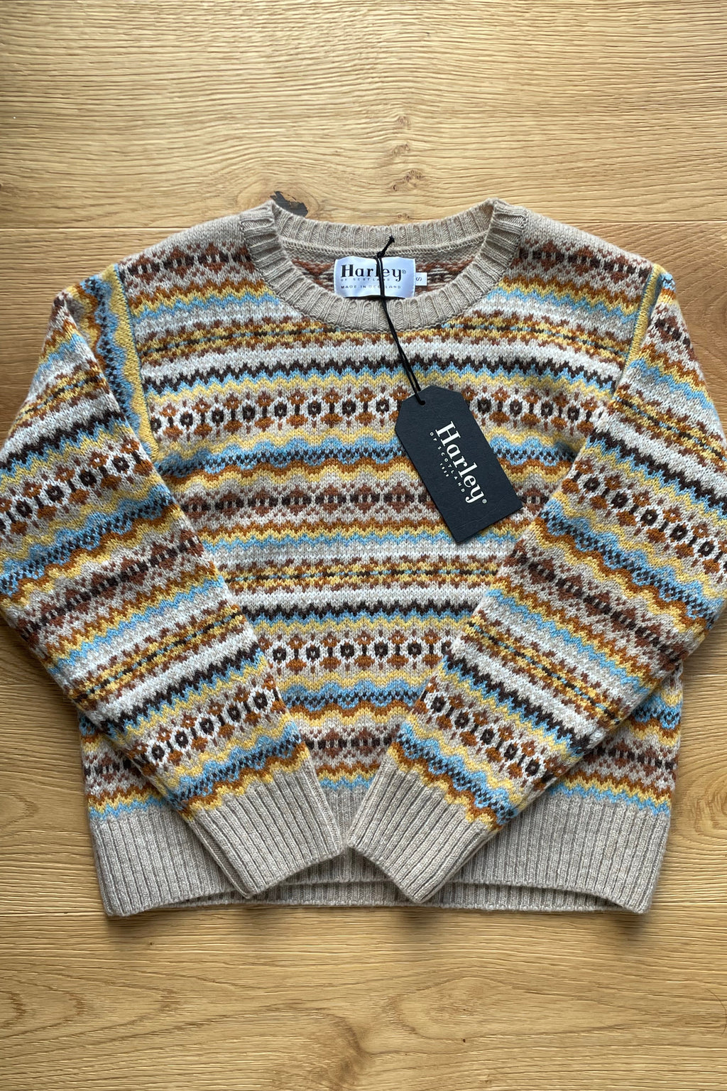 Harley Ladies Sweater Cameo L5326 Fair Isle