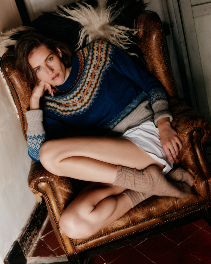 Harley L4859/7 Neptune Ladies' Fair Isle Sweater