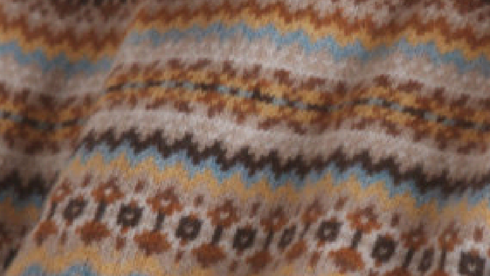 Harley Ladies Sweater Cameo L5326 Fair Isle