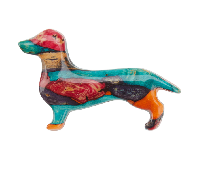 Heathergems Dachshund Brooch HB24