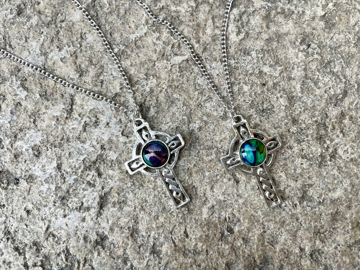 Heathergems Celtic Pewter Cross HP32