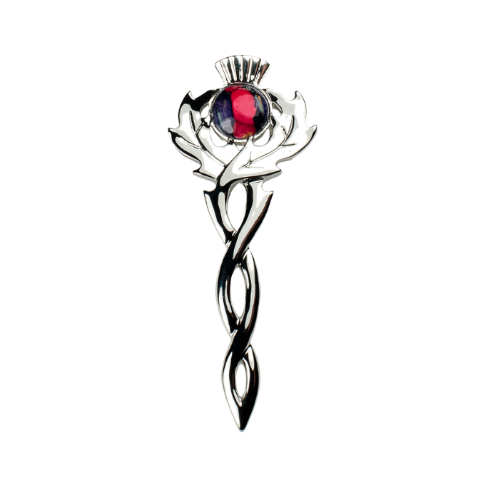 Heathergems Thistle Kilt Pin KP151H