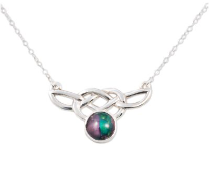 Heathergems Silver Celtic Pendant SP404