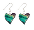 Heathergems Quirky Heart Drop Earrings SE64