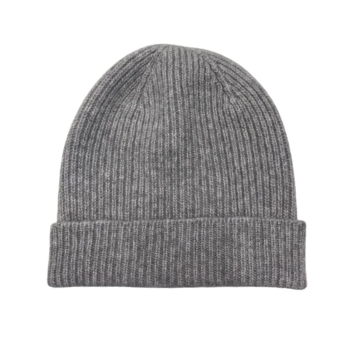 Joshua Ellis rib cashmere beanie - Grey
