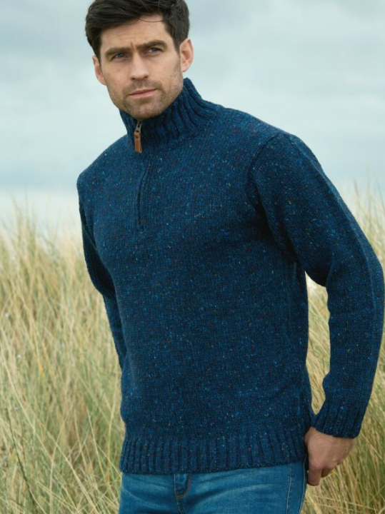 West End Men's Pullover Kilcar Half Zip Troyer Z2040