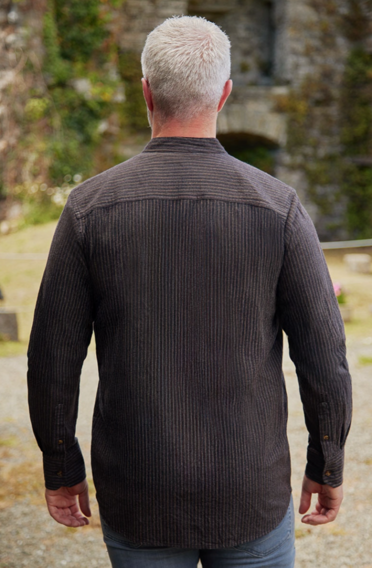 Lee Valley FL10 Grandfather Shirt Cotton Black/Red Striped