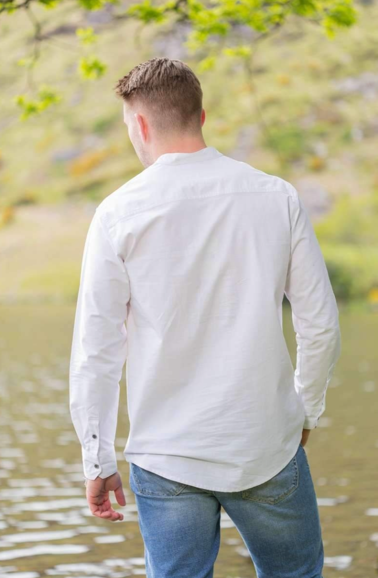 Lee Valley FL43 Grandfather Shirt Cotton White
